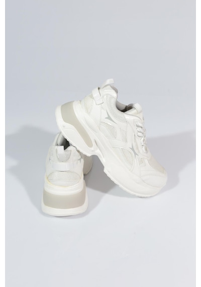 Dgn 71179 Kadin Sneaker Ayakkabi Beyaz