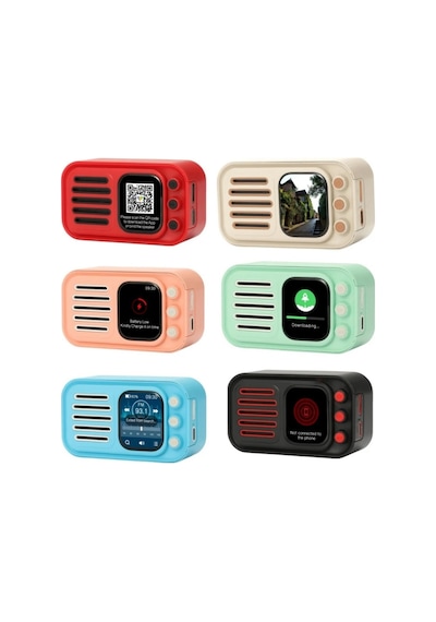 Ws-501 Akıllı Hoparlör Dokunmatik Ekran App Destekli Şarjlı Kablosuz Bluetooth Bt Tf Fm Hoparlör