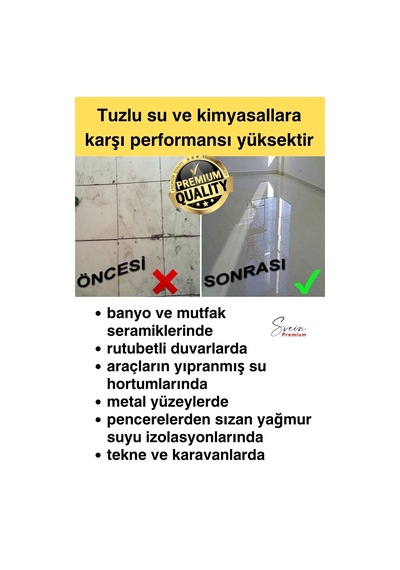 Suprey Şeffaf Sızdırmazlık Su İzolasyon Spreyi Mutfak Banyo Araba Tekne Seramik Hortum Metal Yüzey