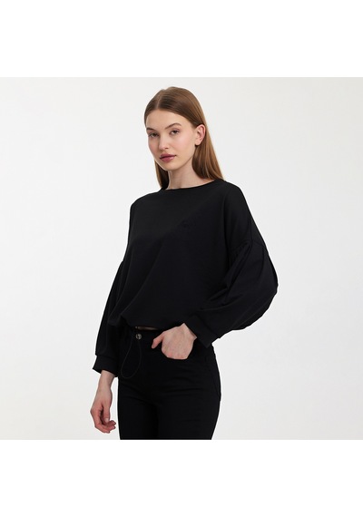 Twobull NAIROBI Kadın  Siyah Sweatshirt
