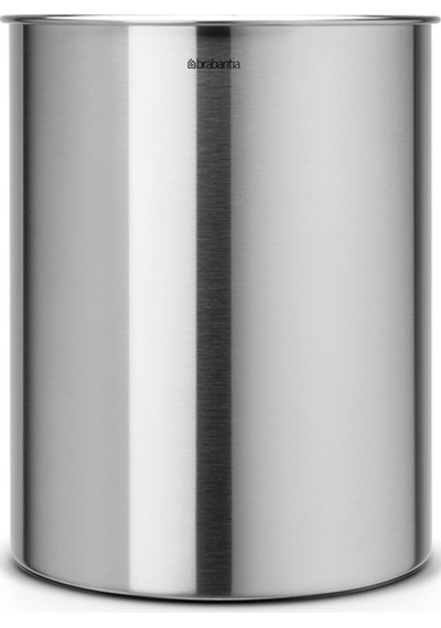 Çöp Kovası, Açık, 15lt - Paslanmaz Çelik Paslanmaz Çelik