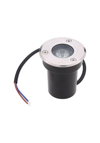 Sıva Altı Led Armatür Dekoratif Işık Show Gösteri Yol Aydınlatma Açık Alan Enerji Tasarruflu Yuvarlak Zemin A-1405 1w 220v Doğal Beyaz