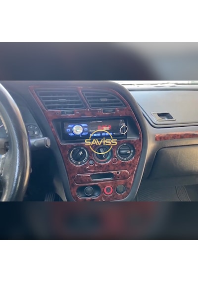Peugeot 306 Gül desenli Maun Full Set,Torpido Maun Kaplama, Konsol Kaplama (Gül desenli Maun)