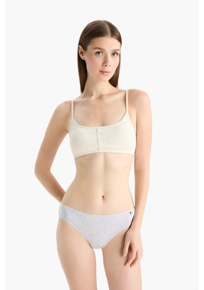 DeFacto Ribana 3'lü Askılı Brief Külot-Fall in Love D6404AX25SPGR93