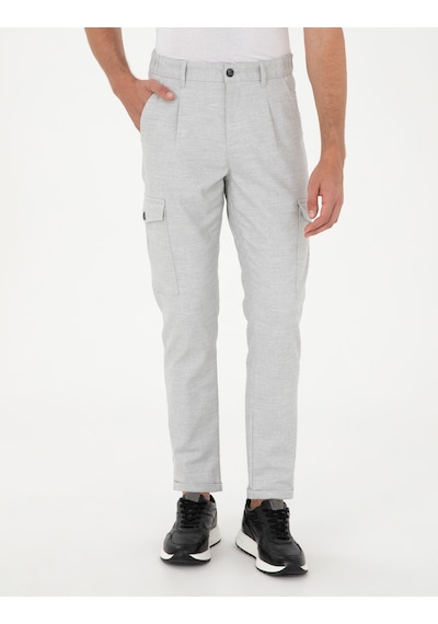Pierre Cardin Erkek Açık Gri Pantolon Kanvas-chino 50292496-vr001 Açık Gri