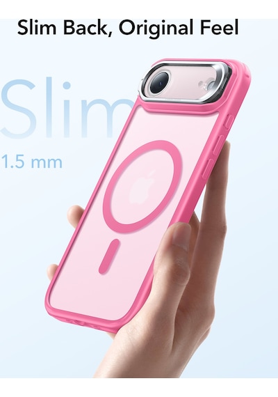 Esr Apple Uyumlu iPhone 17 Air Classic Hybrid Magsafe Standlı Kılıf - Kamera Kontrol Buton - Buzlu Pembe Buzlu Pembe Esr Apple Uyumlu iPhone 17 Air Classic Hybrid Magsafe Standlı Kılıf - Kamera Kontrol Buton - Buzlu Pembe Buzlu Pembe