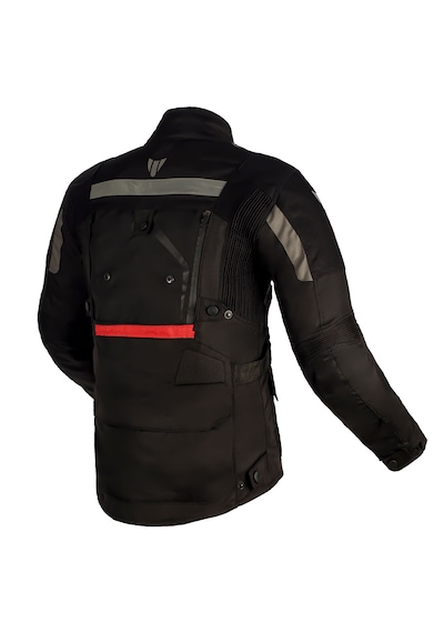 Vexo Adventure H20 Siyah-kırmızı 4 Mevsim Motosiklet Montu