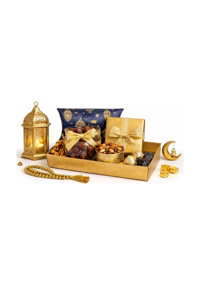 Ramazan Temalı Hediye Paketi 15x10x5 Cm 12 Adet