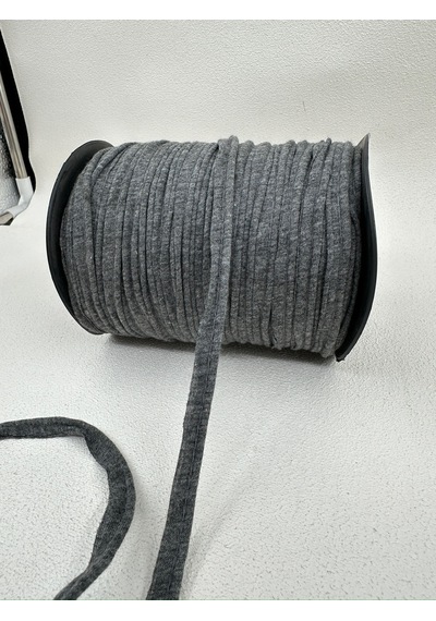 1 Cm Kumaş Ara Biye-5 Metre-antrasit