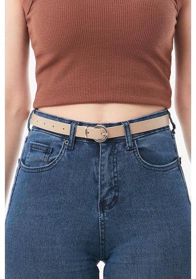 Fullamoda Küçük Tokalı Kemer- Taş 20MAKS5268139073-1-Taş
