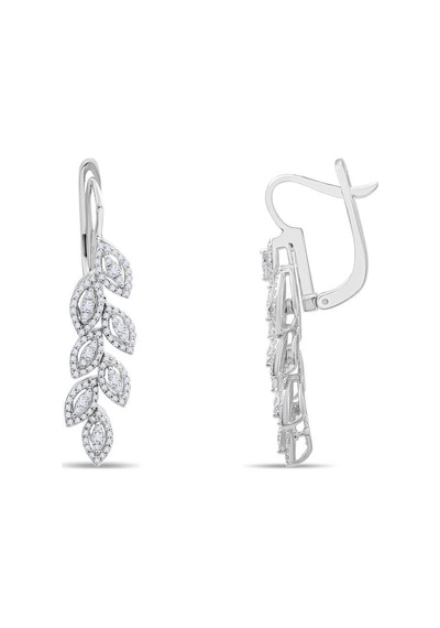 0.80 Karat Laboratuvar Pırlanta Tasarım Küpe - Hrd Sertifikalı 05972773