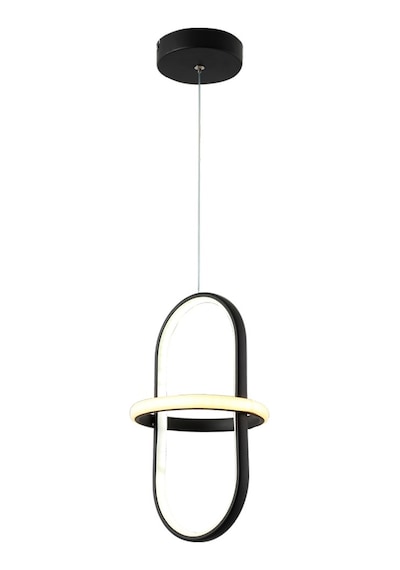 Tt006-1-Sy Tt Aydınlatma Minyon Modeli Tekli Mat Siyah Led Avize