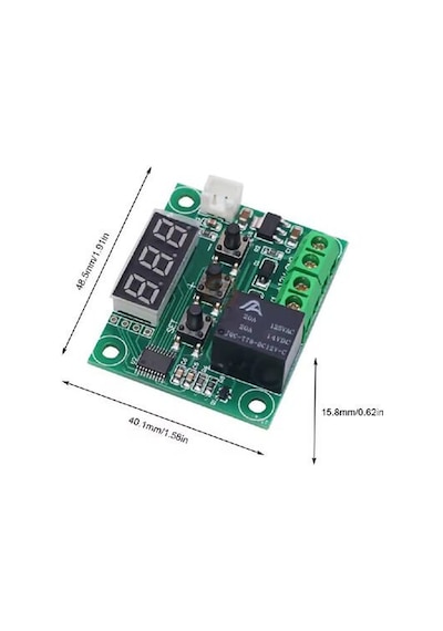 W1209 Dijital Termostat Modülü 12v Sıcaklık Kontrol Cihazı Kuluçka, Akvaryum, Isıtma Soğutma