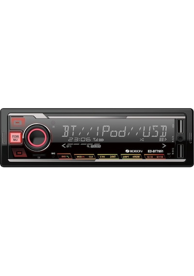 Edison Ed-bt7851ıc Oto Teyp Mp3 Çalar/fm Radyo/usb/aux/sd/bt/2 Amfi Çıkış/4 60w/app Kontrol/kumanda