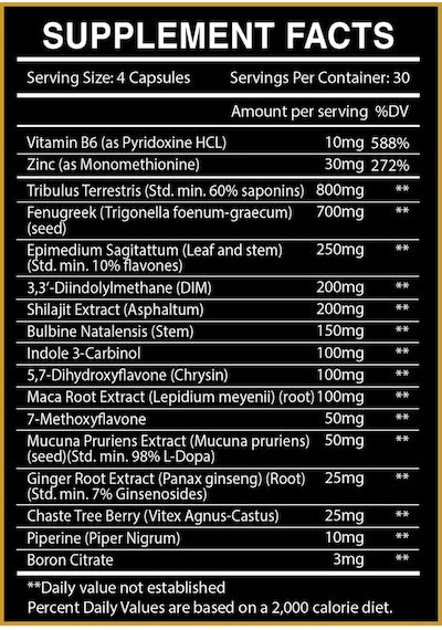 Centurion Labz Retreat Pct Post Cycle Support Tribulus + Maca