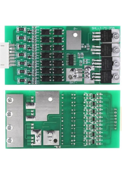 7S 24V 20A Li-ion & 18650 BMS Batarya Koruyucu Balans Devresi