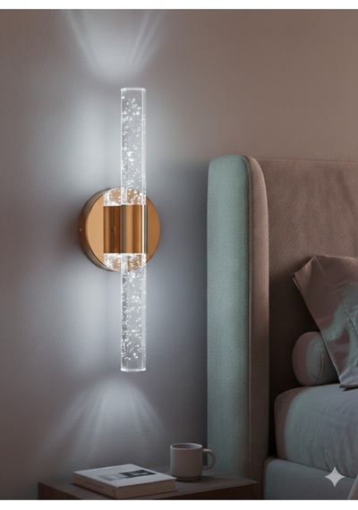 Bhbackhome Bubbleflux Large Şık Tasarım Modern Ledli Aplik 51 Cm Gold Rgb Elektrikli Kumandalı Altın