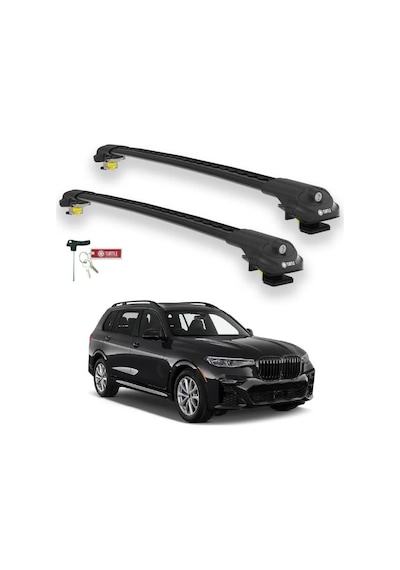 Turtle Bmw X7 G07 2019-2025 Ara Atkı Air1 Siyah