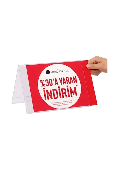 A Tipi Yatay Pleksi Föylük 21x15cm 25li Paket Şeffaf