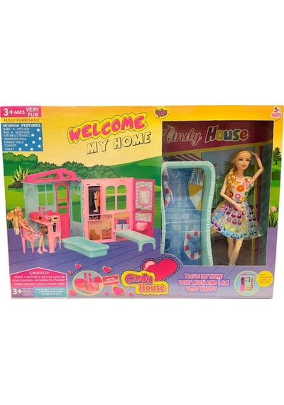 Cindy House Bebekli Oyun Evi 02617