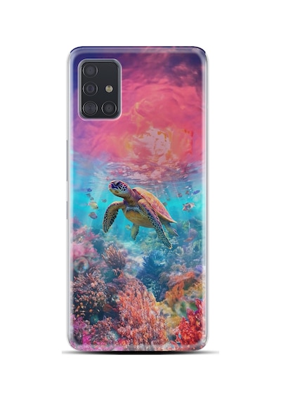 Samsung Samsung Galaxy Uyumlu A31 Kılıf Boutique Baskılı Resimli Kaplumbağa Pcode -065