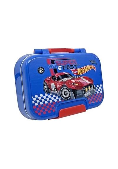 Bento 1030ml Lunchbox Hotwheels Lisanslı Tek Katlı 2 Bölmeli Paslanmaz Çelik Sefer Tası Yemek Kutu Diğer