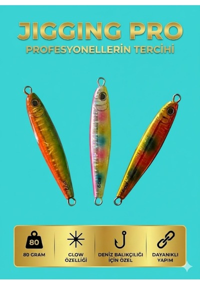 80 Gr Slow Jig Yemi 3'lü Set