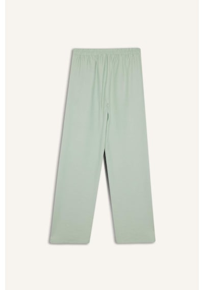 DeFacto 	Wide Leg Basic Düz Geniş Paça Pantolon E7979AX25SMGN1181