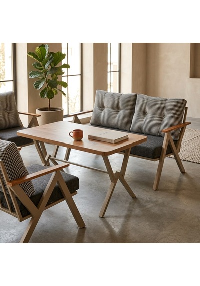 Venedik 2+1+1+ 70x120 Ceviz Desenli Masa Metal Balkon Takımı Keten Dokulu Kumaş Cappuccino Metal - Bahçe Teras Oturma Gri - Antrasit Venedik 2+1+1+ 70x120 Ceviz Desenli Masa Metal Balkon Takımı Keten Dokulu Kumaş Cappuccino Metal - Bahçe Teras Oturma Gri - Antrasit