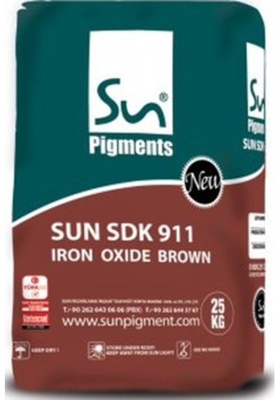 Demir Oksit Sun Sdk 911 Kahverengi  (25 Kg Paket)