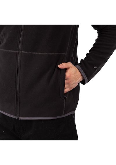Trespass Maflmftr0004 Faxfleet Male Fleece At100 Black Erkek Polar 001