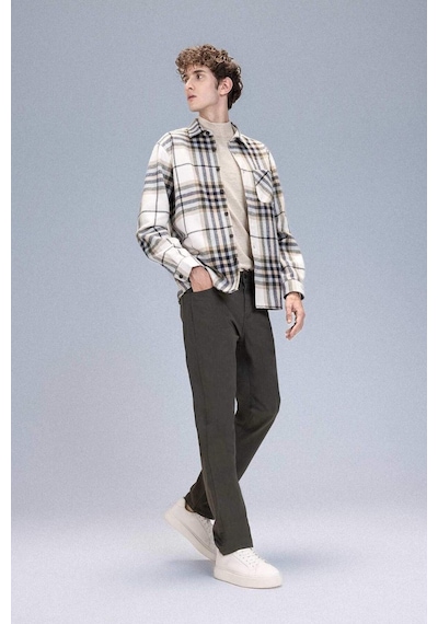 DeFacto Pantolon Slim Fit Dar Kesim Cepli Dar Paça C9436AX24AUKH444