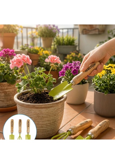 Bahçe Ve Saksı Bakımı İçin Dayanıklı Mini El Aleti Seti