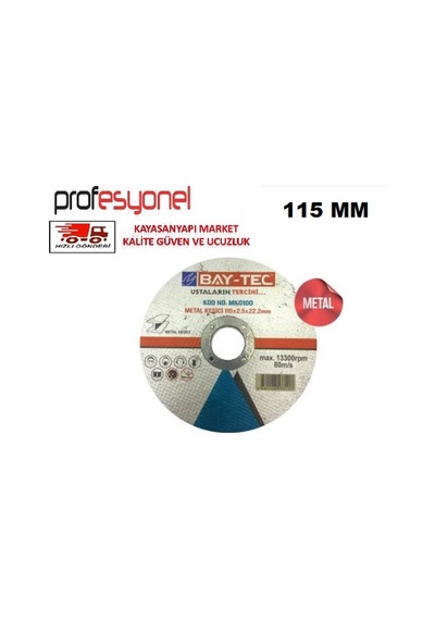 Baytaş 115 Mm Metal Kesici Taş 10 Lu Paket