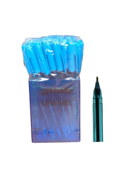 Mynote Line Ball 50'li Pp Kutu Neon Mavi Neon Mavi