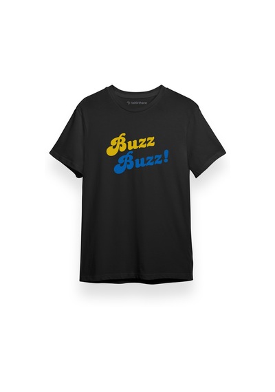 Yellowjackets Buzz Buzz Siyah Kısa Kol Erkek Tshirt 001