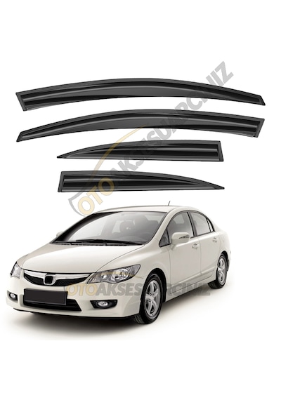Cam Rüzgarlığı Fermeq Mugen Honda Civic 2007-2011 4lü