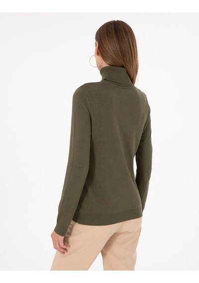 Pierre Cardin Kadın Haki Kazak /triko 50300786-vr027 Haki