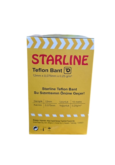 Starline 12 Mm Teflon Bant 1000 Adet