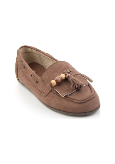 Bambi Kahve Kadın Loafer Ayakkabı K01566004972 Kahve