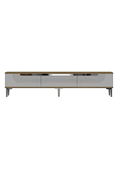 Tsa1805dbs - Meyra Tsa180 Tv Stand, Tv Sehpası Ve Tv Ünitesi Safirmeşe-beyaz-sılver 180cm Tsa1805dbs - Meyra Tsa180 Tv Stand, Tv Sehpası Ve Tv Ünitesi Safirmeşe-beyaz-sılver 180cm