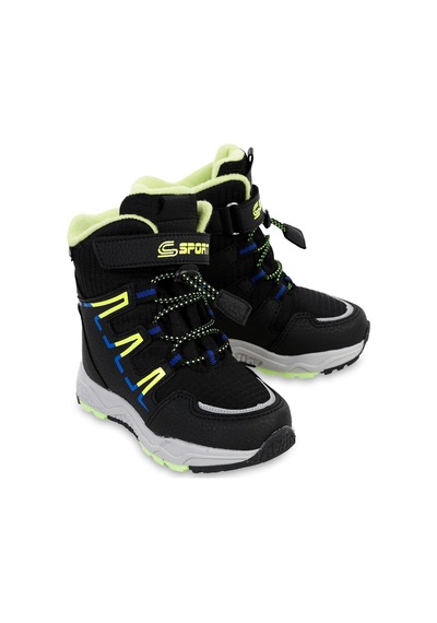 Civil Boots Erkek Çocuk Bot 31-36 Numara - Siyah 33 Siyah