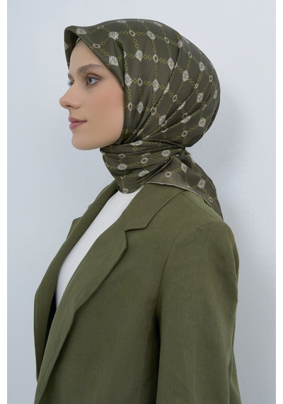 Armine Saf İpek Sura Eşarp-2026 İlkbahar-yaz- 953000d Haki Yeşil