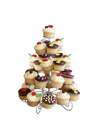 Metal Cupcake Standı 5 Katlı / 41'Li Kek Standı