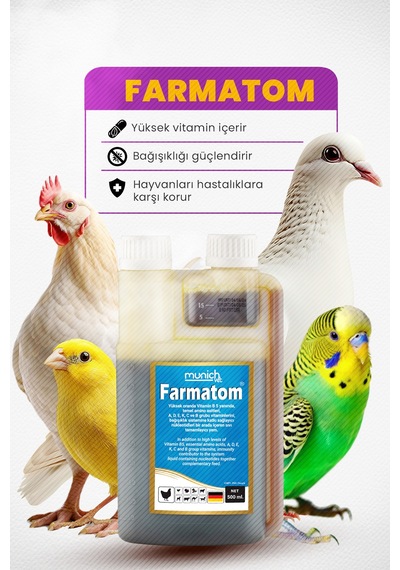 Farmatom Vitamin Kuşlar Ve Kanatlılar İçin 500 Ml