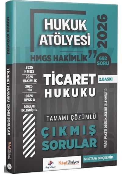 Dizgi Kitap 2026 Hukuk Atölyesi Hmgs Hakimlik Ticaret Hukuku Çıkmış Sorular