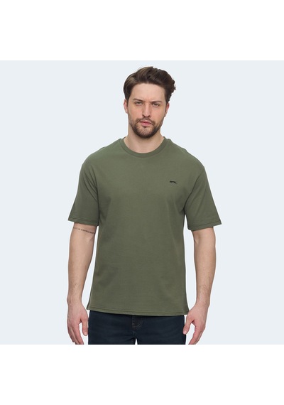 Slazenger VELLAMO Erkek Oversıze Haki Tişört