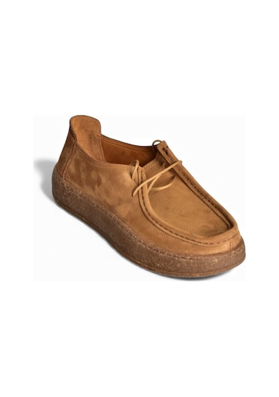 Fox Shoes V944092701 Taba Hakiki Deri Nubuk Günlük Ayakkabı Taba