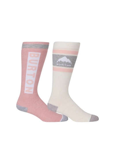 Burton Weekend Midweight Socks 2 Pack Kadın Beyaz Kayak Çorabi 13333 Beyaz