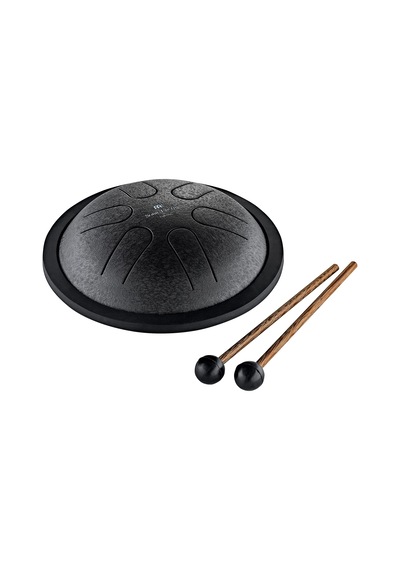 Sonic Energy 6" Tongue Drum C Majör Çelik Davul, Meditasyon & Yoga Için Tokmak & Çanta Akustik Davullar Siyah